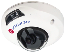 Купольная вандалозащищенная 1.3Мп IP-камера ActiveCam AC-D4111IR1 3.6mm - фото 14351