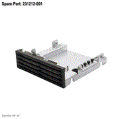 231212-001 HP Blank Media Bezel - фото 17176