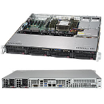 Серверная платформа Supermicro SuperServer 1U 5019P-MTR noCPU(1)Scalable/TDP 70-205W/ no DIMM(8)/ SATARAID HDD(4)LFF/ 2x10GbE/ 1xFH, M2/ 2x400W - фото 47435
