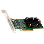 Контроллер Broadcom/LSI 9560-8I SGL (05-50077-01) (PCIe 4.0 x8 LP) Tri-Mode SAS/SATA/NVMe 12G, RAID 0,1,5,6,10,50,60, 8port(1*int SFF8654), 4GB Cache, 3908ROC, RTL, 1 year - фото 47542