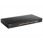 Коммутатор D-Link PROJ Smart L2+ Switch 24x10GBase-X SFP+, 4x10GBase-T, CLI, RJ45 Console - фото 48026
