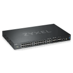 Коммутатор L3 Core коммутатор Zyxel XGS4600-32, rack 19", 24xGE, 4xCombo (SFP/RJ-45), 4xSFP+ , стекируемый (до 4), 2 блока питания в комплекте - фото 48140