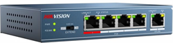 Коммутатор HikVision PoE DS-3E0105P-E - фото 5606