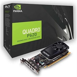 Видеокарта NVIDIA VCQP620V2-PB Quadro P620 V2 2 GB GDDR3 PCI Express 2.0 x16 4? mDP 2.0 Single Slot, - фото 58868