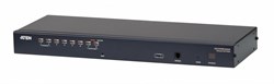Переключатель электронный ATEN 8-Port Multi-Interface Cat 5 KVM Switch - фото 59350