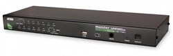 Переключатель электронный ATEN 1-Local/Remote Share Access 8-Port PS/2-USB VGA KVM over IP Switch - фото 59355