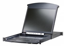 Квм переключатель ATEN 19" 1-Local/Remote Share Access 16-Port Multi-Interface Cat 5 Dual Rail LCD KVM over IP switch - фото 59377