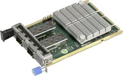 Контроллер Supermicro AOC-A25G-m2SM AIOM 2-port 25GbE SFP28,Mellanox CX-6 LX - фото 59630
