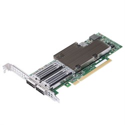 Сетевой адаптер Broadcom NetXtreme P2100G (BCM957508-P2100G) 2x100GbE (100/50/25/10GbE), PCIe 4.0 x16, QSFP56 - фото 59656