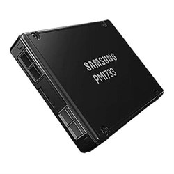 Твердотельный накопитель Samsung Enterprise SSD, 2.5"(SFF/U.2), PM1733 EVT2, 7680GB, NVMe PCIe Gen4 (1x4 or Dual Port x2), R7000/W3500Mb/s, IOPS(R4K) 1450K/135K, MTBF 2M, 1DWPD/5Y, OEM (analog MZWLJ7T6HALA-00007) - фото 59690