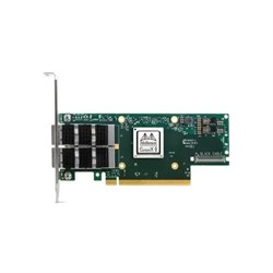 Сетевая карта NVIDIA MCX653106A-ECAT ConnectX-6 VPI Adapter Card EDR InfiniBand and 100GbE Dual-Port QSFP28 PCIe 3.0 x16 - фото 59709