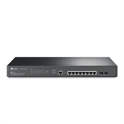 Сетевое оборудование TP-Link SG3210XHP-M2, Управляемый коммутатор Omada уровня 2+ с 8 портами PoE+ 2,5 Гбит/с и 2 портами SFP+, 802.3af/at 240 Вт, стальной корпус, 1U, монтируется в 19-дюймовую стойку - фото 59754