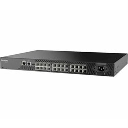 Коммутатор Lenovo ThinkSystem DB610S Rack 1U,24x16Gb SWL SFP,1 PS,24 ports licensed, Rail kit - фото 59770