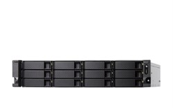 Система хранения данных QNAP ENTERPRISE 2U TS-h1886XU-RP-R2-EU-RU QC 2,6GhzCPU/32Gb(upto128Gb)/upto 12HDD SATA(3,5" 2,5")/6 SATA(2,5")/ 2xUSB3.2/4xExp.slot/4x2,5Gb 2x10Gb(SFP+)/iSCSI/2xPS/5YW - фото 59820