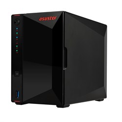 Cетевое хранилище ASUSTOR AS5402T 2-Bay NAS/Media player/Intel Celeron N5105 2.0GHz up to 2.9GHz, 4GB SO-DIMM DDR4, noHDD(HDD,SSD),/2x 2,5Gb (LAN)/3xUSB3.2,HDMI; 90IX01R1-BW3S20 - фото 59821