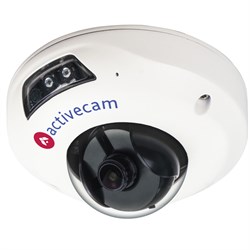 Вандалозащищенная купольная IP камера ActiveCam AC-D4111IR1 3.6mm - фото 6116