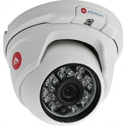 Уличная купольная вандалозащищенная IP-камера ActiveCam AC-D8121IR2 3.6mm - фото 6531