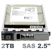 W401H Dell 2-TB 12G 7.2K 2.5 SAS w/G176J