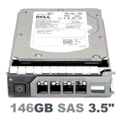 XX518 Dell 146-GB 15K 3.5 SAS w/F238F