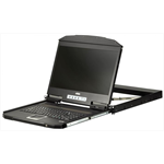 Квм консоль ATEN 1U Ultra Short Depth 18.5” Short Depth USB HDMI Single Rail LCD Console (1920 x 1080)