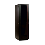 Шкаф ЦМО Шкаф телекоммуникационный напольный 42U (600x600) дверь стекло, цвет чёрный