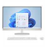 Моноблок HP 27-cr0017ci NT 27" FHD(1920x1080) Ryzen 3 7320U, 8GB LPDDR5 5500 (1x8GB), SSD 512Gb, AMD integrated graphics, noDVD,Rus/Eng kbd&mouse wired, HD Webcam, Shell White, FreeDos, 1Y Wty