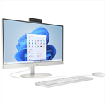 Моноблок HP 27-cr0003ci NT 27" FHD(1920x1080) Ryzen 7 7730U, 16GB LPDDR5 5500 (2x8GB), SSD 512Gb, AMD integrated graphics, noDVD,Rus/Eng kbd&mouse wireless, HD Webcam, Shell White, FreeDos, 1Y Wty