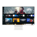 Монитор Samsung 32" Smart monitor M8 S32CM801UI VA 3840x2160 4ms 400cd 3000:1 178/178 HDMI USB-C USB-hub MM Camera SmartTizen 60Hz HDR10+ sRGB 99% HAS Pivot WiFi5 Bluetooth5.2 VESA White