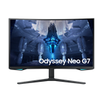 Монитор Samsung 32" Odyssey Neo G7 S32BG752NI VA curved 3840x2160 1ms 350cd MegaDCR 178/178 HDMI*2 DP USB-hub FreeSync 165Hz HDR10+ Freesync HAS Pivot Swivel VESA Black