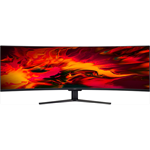 Монитор 49" ACER Nitro EI491CRSbmiiiphx, VA, 32:9, 1800R Curved , 3840x1080, 144Hz,4ms, 178°/178°, 400nits, 1xHDMI(2.0) + 2xHDMI(1.4) + 1xDP+ Audio Out, FreeSync Premium Pro, HDR 400, Hadj 95, 3Wx2