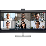 Монитор Dell 34" C3422WE Curved S/BK (IPS;21:9;300cd/m2;1000:1;3440x1440;5ms;178/178;1.07 bill;DP;DP out;HDMI2.0,2xUSB-C;4xUSB;RJ45;WebCam;Mcr; Spk 2x5W;HAS;Tilt;Swiv;VESA)
