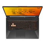 Ноутбук ASUS TUF Gaming A17 FA706IHRB-HX045 AMD Ryzen 5 4600H/16Gb/512Gb SSD/17.3"FHD IPS 144Hz (1920x1080)AG/ GeForce GTX1650 4Gb/WiFi/BT/Cam/Illum RGB KB/no OS/2.6Kg/Graphite Black/RU_EN_Keyboard
