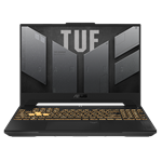 Ноутбук ASUS TUF Gaming A17 FX707ZV4-HX018 I7-12700H/16Gb/1TB PCIE G4 SSD/17.3"FHD IPS (1920x1080)AG/ GeForce RTX 4060 8Gb/WiFi/BT/Cam/Illum RGB KB/DOS/2.6Kg/