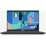 Ноутбук MSI Modern 14 C12M-263RU, Core I5-1235U 14" FHD(1920*1080),IPS, LPDDR4 16GB, 512GB M.2 SSD, Iris Xe Graphics, Black,39Whr,1,4kg 1y, Win11Pro Rus, KB Eng/Rus (существенное повреждение коробки)