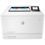 Принтер HP Color LaserJet Enterprise M455dn (A4, 600x600 dpi, 27(27)ppm, 1,25Gb, 2trays 50+250, Duplex, USB/GigEth, cart. in box B 2400, CMY 2100, drivers/software not included)
