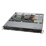 Серверная платформа Supermicro SuperServer 1U 510P-MR no CPU(1)3rd Gen Xeon Scalable/TDP 220W/ no DIMM(8)/SATARAID HDD(4)LFF /2x1GbE/1xFHHL,M2/400W