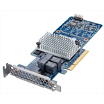 Контроллер Gigabyte RAID Controller PCIe 3.0 x8, SAS/SATA 12G, RAID 0,1,5,6,10,50,60, Cache 2Gb, SAS3108, 8 ports (2*int SFF8643), Up to 32 x physical devices via SAS expander, only for Gigabyte Servers