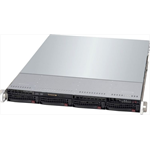 Корпус Supermicro SuperChassis 1U 815TQC-R706WB2/no HDD(4)LFF/ 2xFH 1xLP/ 2x750W Platinum/(12.3" x 13.4")WIO/Backplane 4xSATA3/SAS3