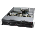 Корпус Supermicro SuperChassis 2U 825BTQC-R1K23LPB/HDD(8)LFF+opt.fix.HDD(2)LFF+opt.HDD(2)SFF/7xLP/2x1200W/ Backplane 8xSATA/SAS