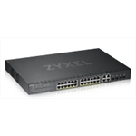 Коммутатор Smart L2 коммутатор PoE+ Zyxel NebulaFlex GS1920-24HPv2, rack 19", 24xGE PoE+, 4xCombo (SFP/RJ-45), бюджет PoE 375 Вт