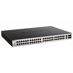 Коммутатор D-Link PROJ Managed L3 Stackable Switch 48x1000Base-T, 2x10GBase-T, 4x10GBase-X SFP+, Surge 6KV, CLI, 1000Base-T Management, RJ45 Console, USB, RPS, Dying Gasp