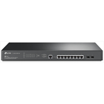 Сетевое оборудование TP-Link TL-SG3210XHP-M2,  JetStream управляемый коммутатор L2+ с 8 PoE+ портами 2.5G и 2 uplink 10G, 8 портов RJ-45 100/1000/2500 Мбит/с, 2 слота SFP+ 1/10 Гбит/с, бюджет PoE: 240 Вт, 19&quot;
