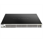 Коммутатор D-Link PROJ Managed L2 Metro Ethernet Switch 48x1000Base-T PoE, 4x1000Base-X SFP, PoE Budget 740W, Surge 6KV, CLI, RJ45 Console, Dying Gasp