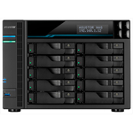 Сетевое хранилище ASUSTOR AS7110T 10-Bay NAS/Media player/Intel Xeon E-2224 3.4GHz up to 4.6GHz(Quad-Core), 8GB SO-DIMM DDR4, noHDD(HDD,SSD),/10x1GbE+3x2,5Gbe(LAN)/3xUSB3.2,HDMI/M.2/4ip camera license ; 90IX01D1-BW3S1