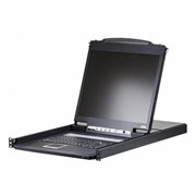 Квм консоль ATEN 19&quot; 8-Port PS/2-USB VGA Single Rail LCD KVM Switch