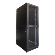Шкаф состоит из: 11428045991, 21338100001, 31420100111 ЦМО Шкаф телекоммуникационный напольный 42U (800x1000) дверь перфорированная
