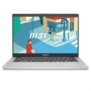 Ноутбук Modern 14 Core i7-1355U 14" FHD (1920*1080), 60Hz IPS Onboard DDR4 16GB Iris Xe Graphics 512GB SSD 3 cell (39.3Whr) 1.6kg backlight (White) Win11 Pro 1y Urban Silver,KB Eng/Rus