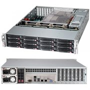 Корпус Supermicro SuperChassis 2U 826BE1C-R920LPB/ noHDD(12)LFF/noHDD(2)SFF/ 7xLP/ 2x920W Platinum(13.68"x13",12"x13" with rear 2.5" HDD)E-ATX/ Expander Backplane