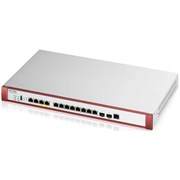 Межсетевой экран Межсетевой экран Zyxel USG FLEX 700H, Rack, 2xSFP+ (LAN/WAN), 2xRJ-45: 1/2.5/5/10G PoE+ (LAN/WAN), 2xRJ-45: 1/2.5G (LAN/WAN), 8xRJ-45: 1G (LAN/WAN), 1xUSB3.0 **