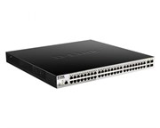 Коммутатор D-Link PROJ Managed L2 Metro Ethernet Switch 48x1000Base-T PoE, 4x1000Base-X SFP, PoE Budget 193W, Surge 6KV, CLI, RJ45 Console, Dying Gasp